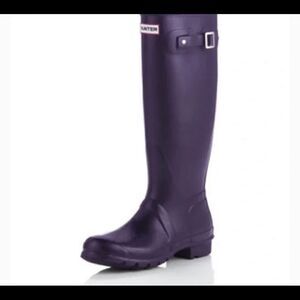 Hunter Original Tall Purple Matte Rain Boots